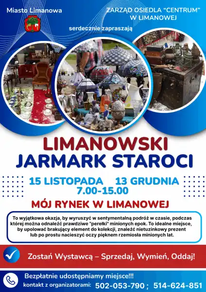 Antyki, książki i zabytkowe skarby. Kolejna edycja Jarmarku Staroci w Limanowej