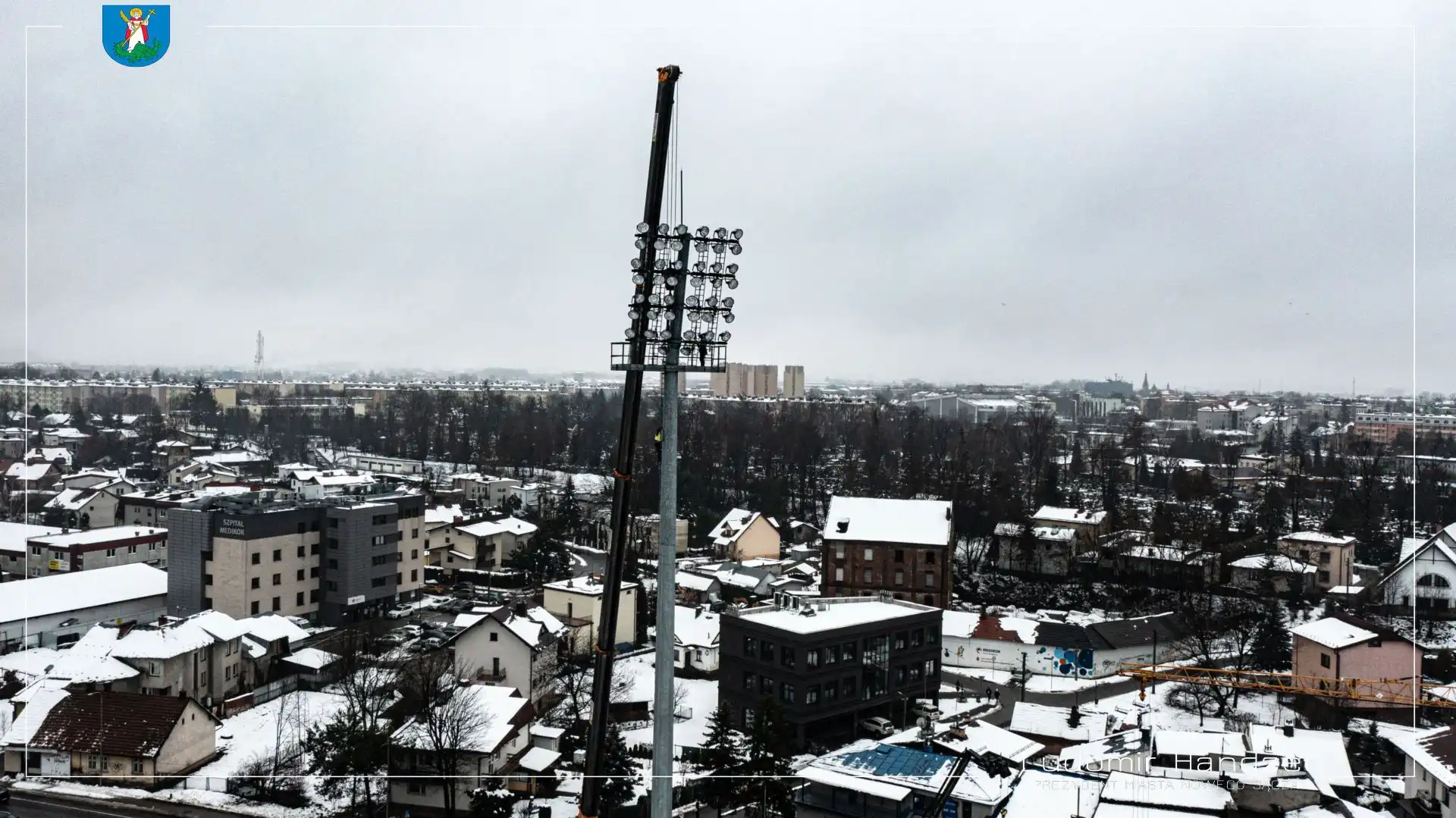 Prace na budowie stadionu miejskiego postępują