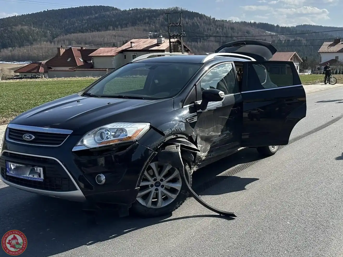 Wypadek w Koniuszowej. Dwie osoby w szpitalu