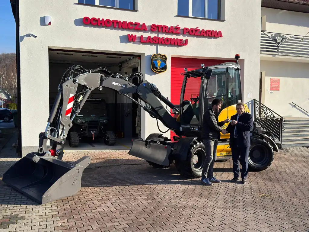 Gmina Laskowa z nowym sprzętem do obrony ludności