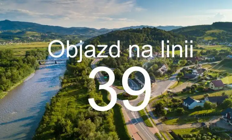 W dniach 15-16 listopada zmiana trasy przejazdu linii nr 39 w miejscowości Naszacowice