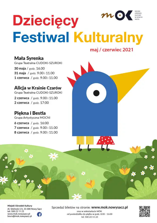 MOK wznawia sprzedaż biletów na spektakle w ramach drugiej tury Dziecięcego Festiwalu Kulturalnego