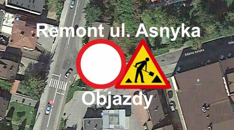 Remont ul. Asnyka – zmiana trasy trzech linii MPK