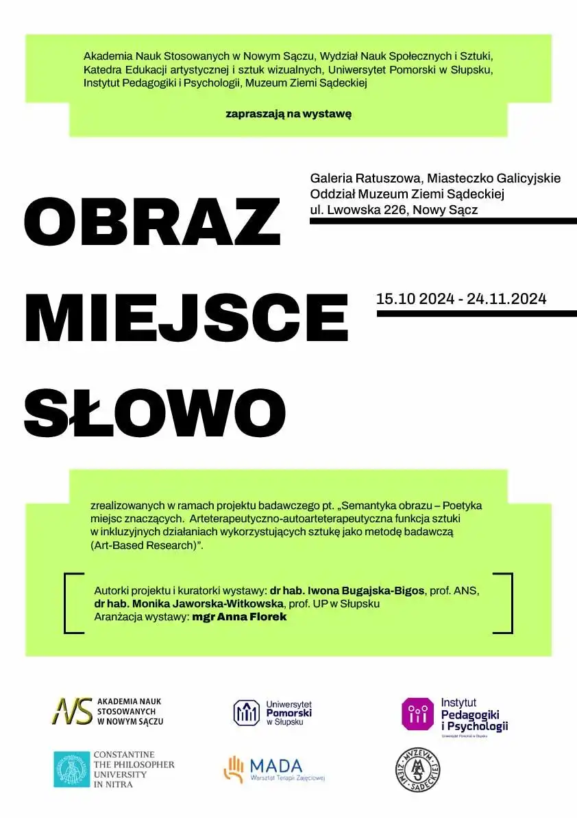 Nowa wystawa w Miasteczku Galicyjskim: „Obraz – miejsce – słowo” – sztuka jako terapia i badanie