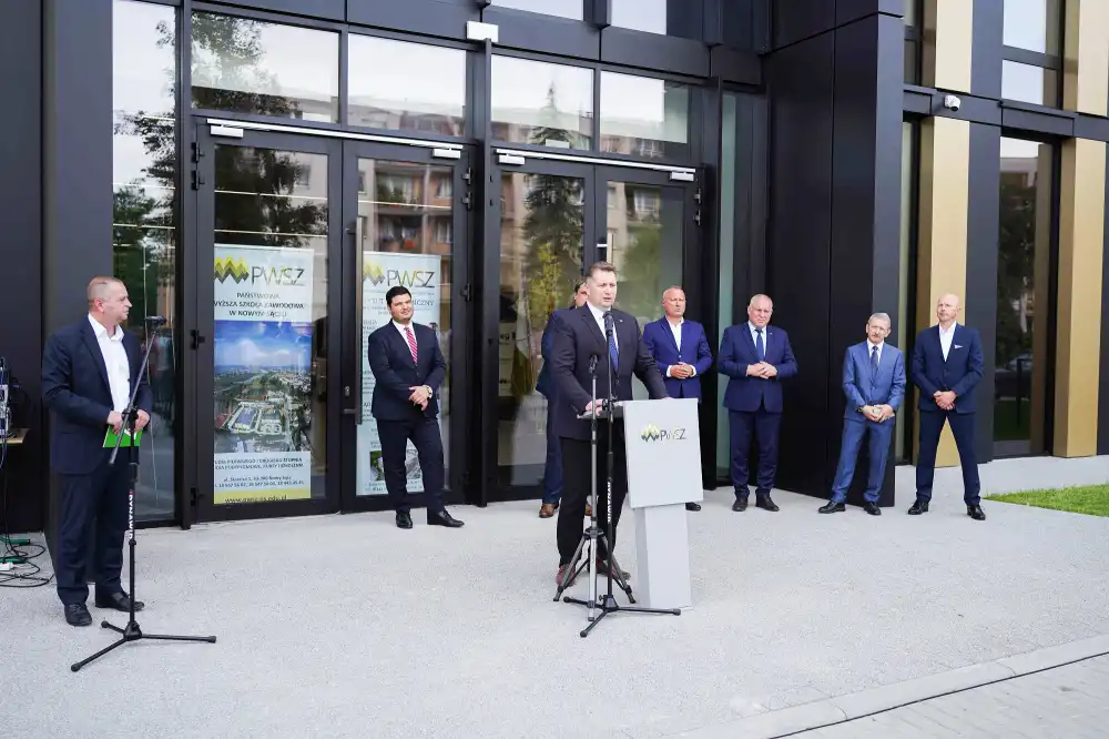 Minister Przemysław Czarnek odwiedził uczelnie w Nowym Sączu