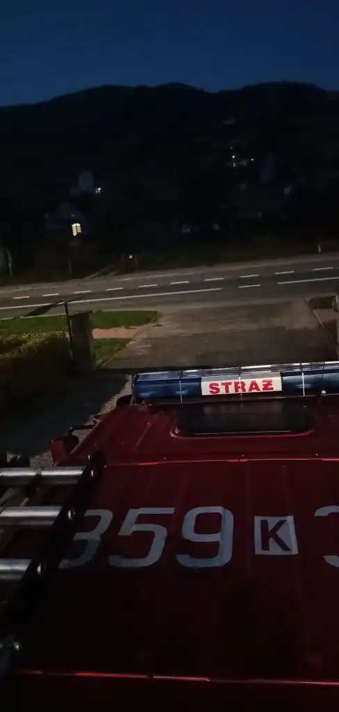 Wypadek z udziałem sarny i dwóch aut w Łabowej. Interweniowały służby
