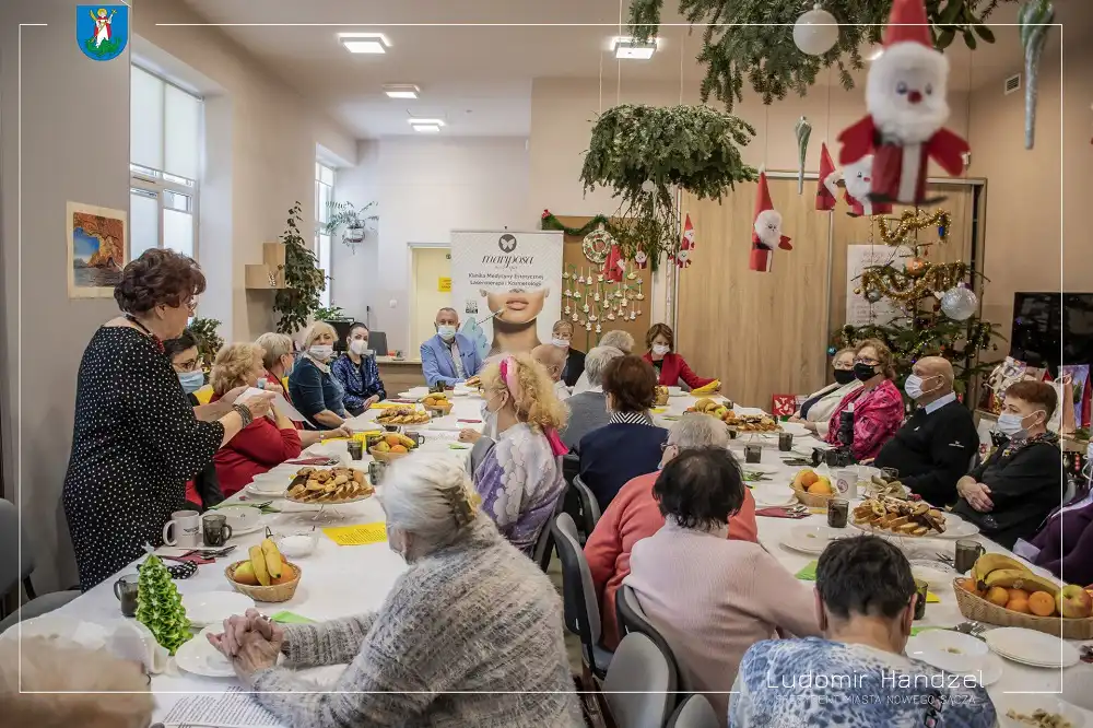 Wigilijne spotkanie w Dziennym Domu Seniora
