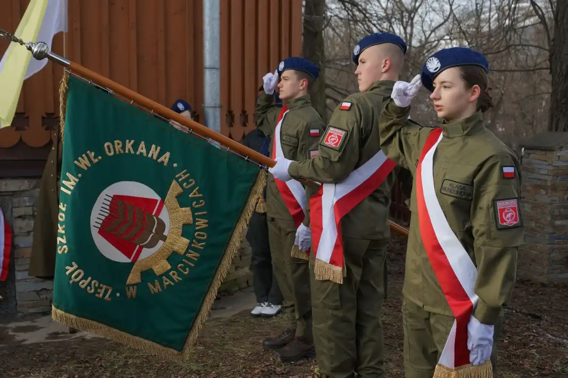 W Marcinkowicach odsłonięto tablicę upamiętniającą oficera Powstania Styczniowego