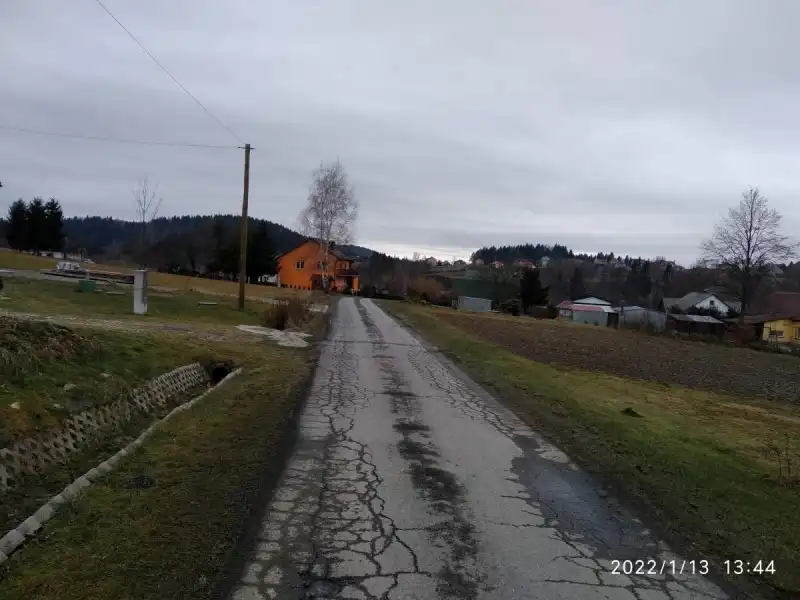Nawierzchnia drogi Mogilskie Cisy gotowa
