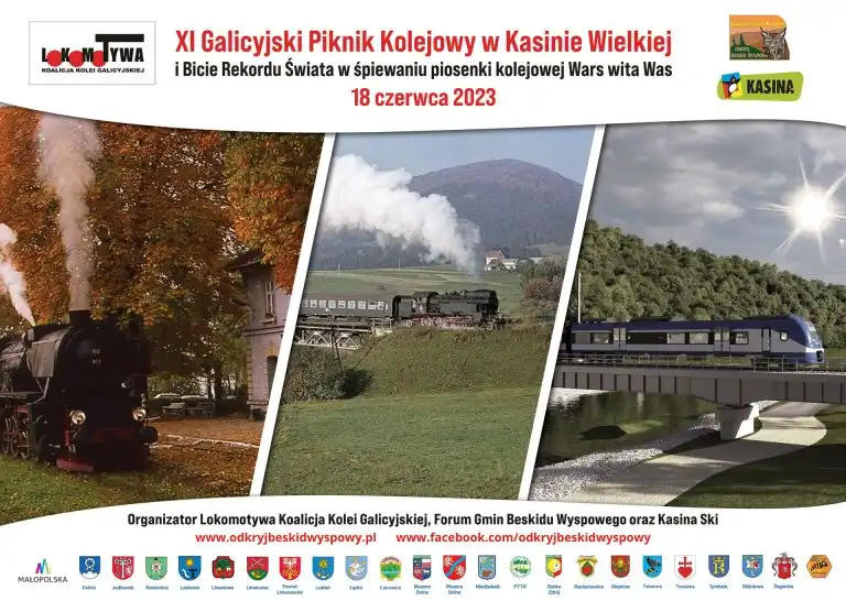 18 czerwca XI Galicyjski Piknik Kolejowy w Kasinie Wielkiej
