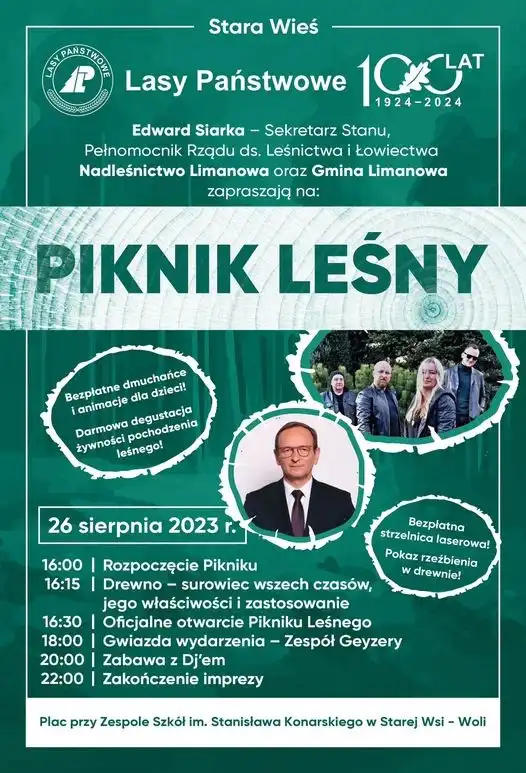 26 sierpnia Piknik Leśny w Starej Wsi Woli