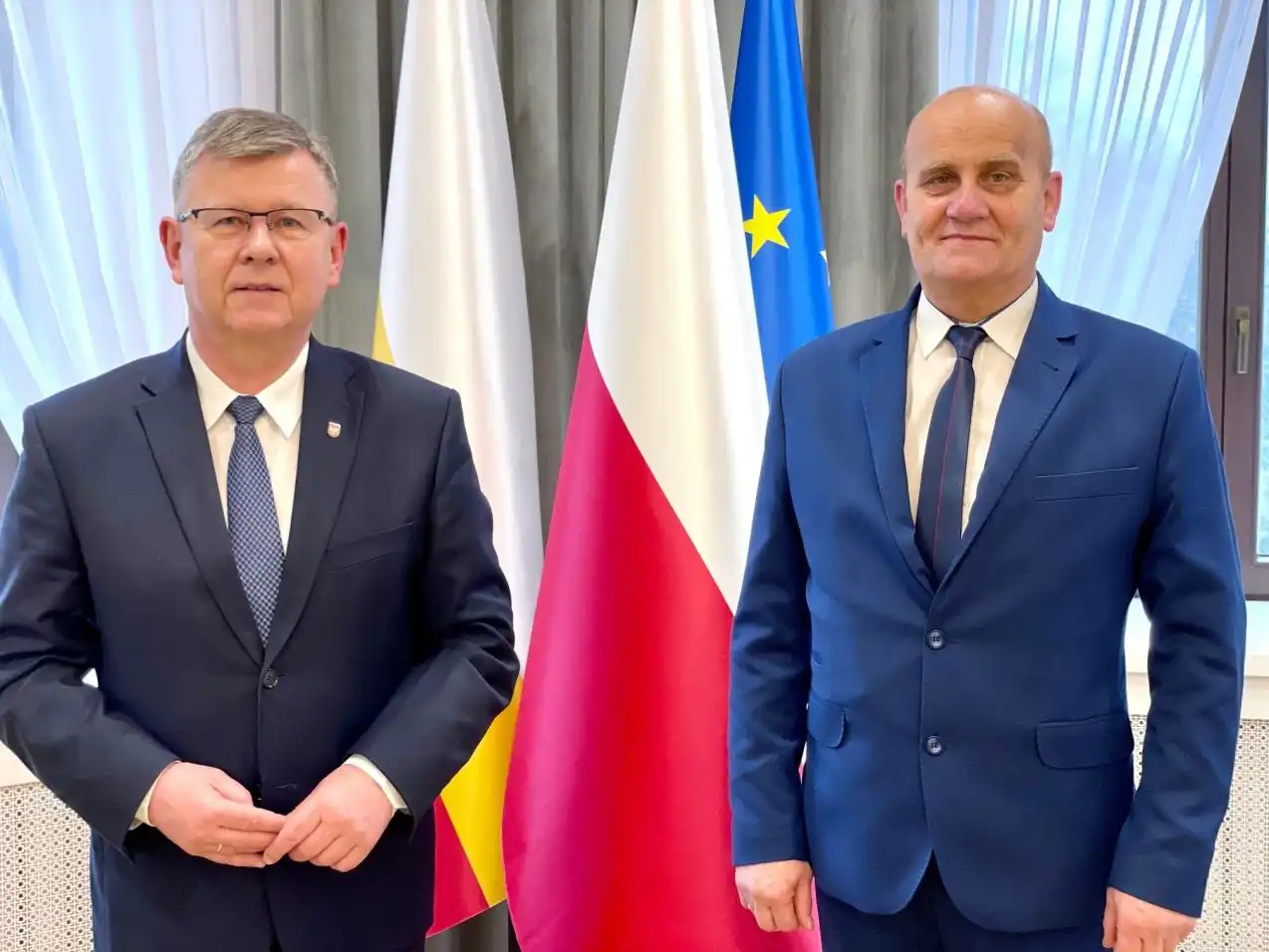Marszałek Witold Kozłowski z wizytą w nowosądeckim MORD, agendach UMWM oraz Centrum Sztuki Mościce