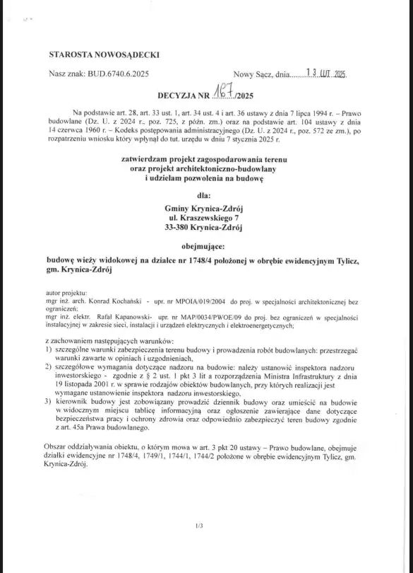 Szykuje się nowa atrakcja turystyczna w Tyliczu