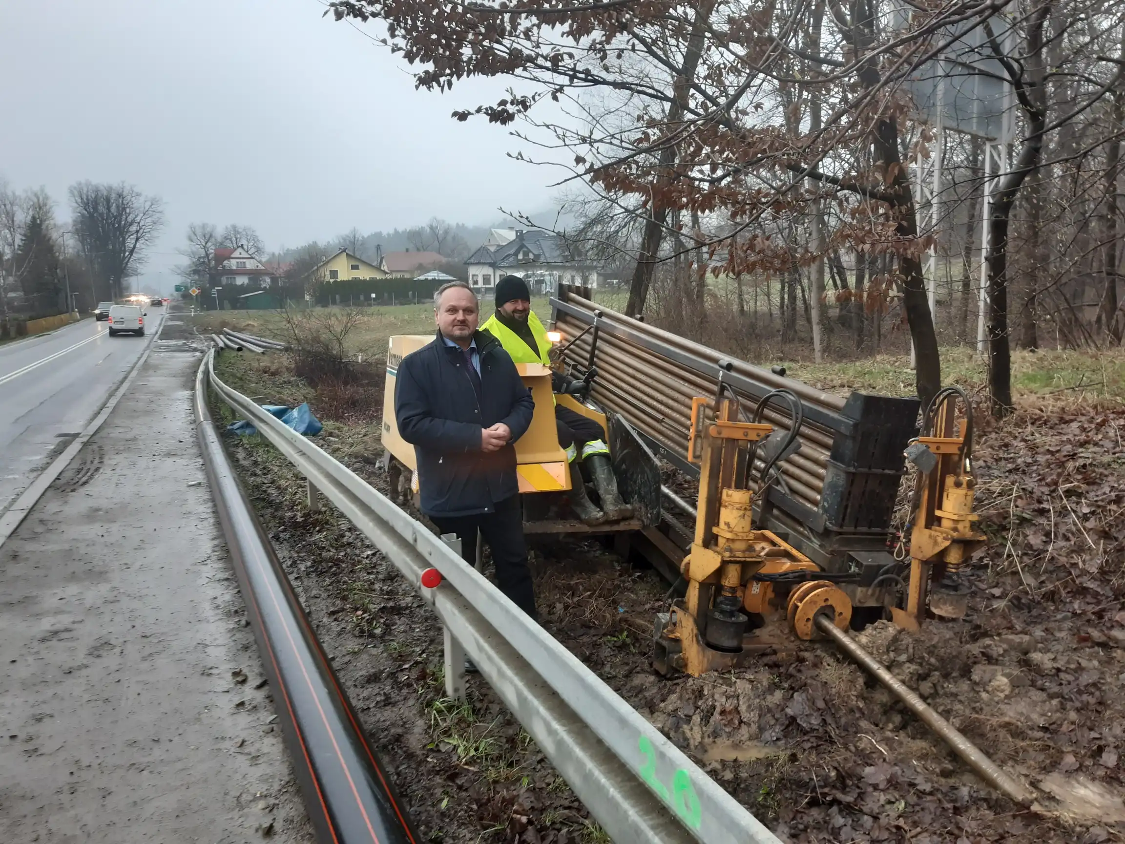 Ostatnie metry do połączenia sieci kanalizacyjnej w Sowlinach i Łososinie Górnej