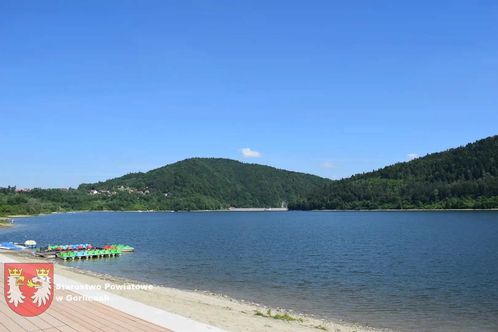 Ścieżki pieszo-rowerowe nad Klimkówką uroczyście otwarte