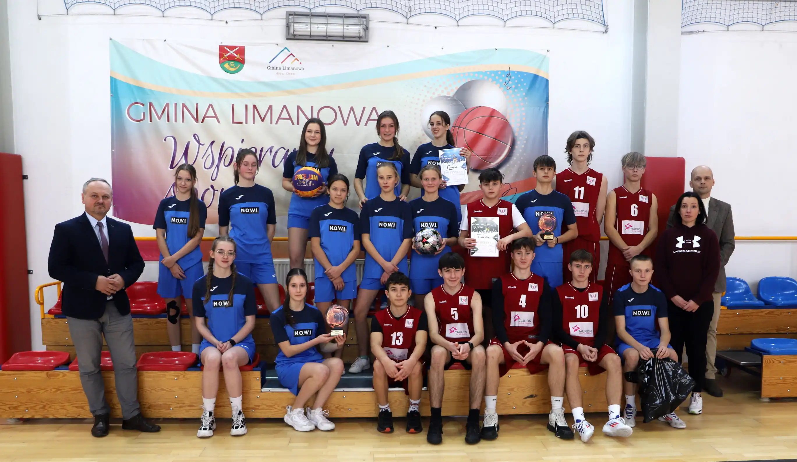 Mistrzostwa Gminy Limanowa w piłce koszykowej. Pasierbiec gościł młodych sportowców