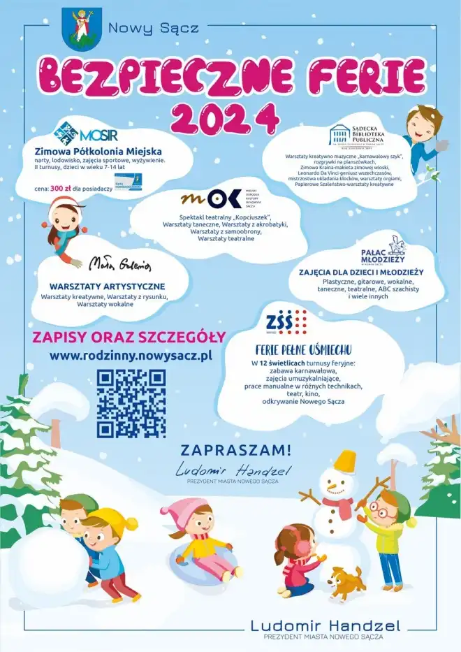 Nowy Sącz: Rusza akcja Bezpieczne Ferie 2024