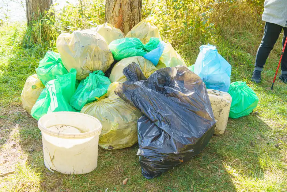 Krótki spacer i mnóstwo śmieci. Wolontariusze posprzątali brzegi Popradu