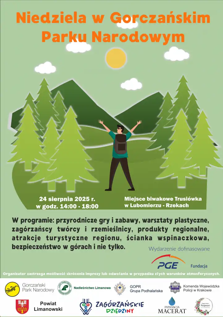 Niedziela w Gorczańskim Parku Narodowym. Piknik pełen atrakcji