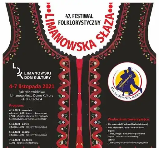 W dniach 4-7 listopada limanowskie święto folkloru