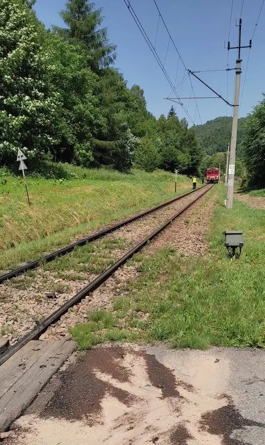 Wjechali pod pociąg na niestrzeżonym przejeździe