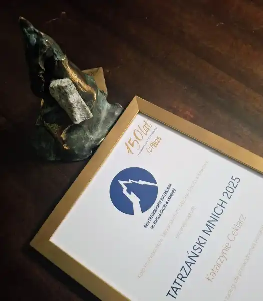 Dr Katarzyna Ceklarz pierwszą kobietą nagrodzoną „Tatrzańskim Mnichem”