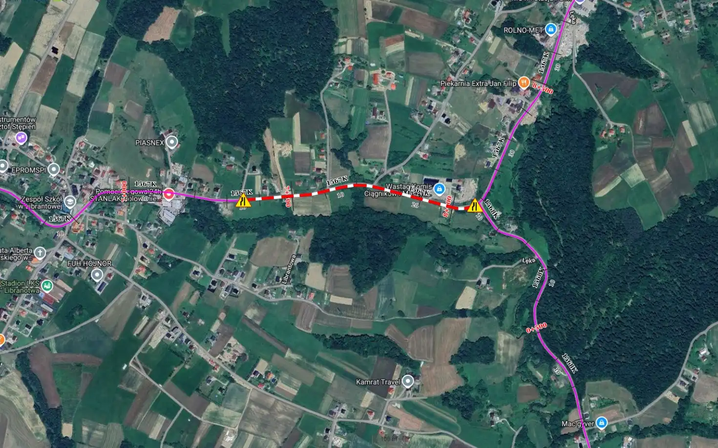 Uwaga! Przebudowa drogi powiatowej. Utrudnienia na trasie Nowy Sącz – Wilczyska
