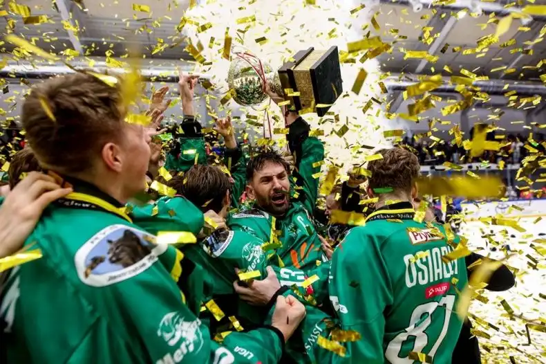 Wielki powrót w finale. JKH Jastrzębie z piątym Pucharem Polski