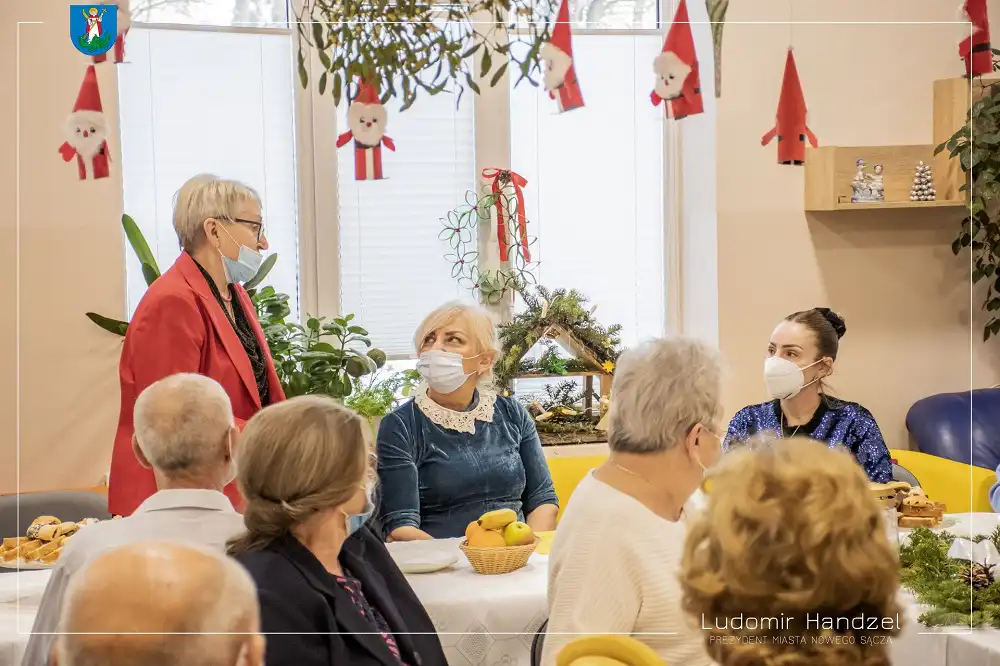 Wigilijne spotkanie w Dziennym Domu Seniora