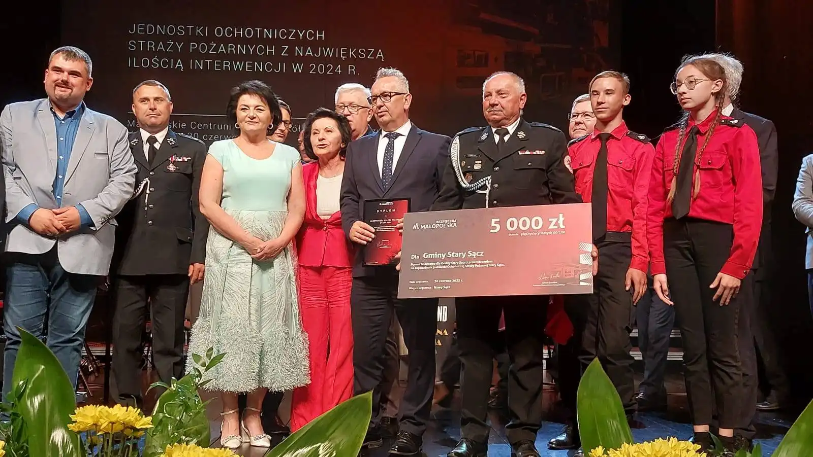 Strażacy ze Starego Sącza z najwyższym wyróżnieniem