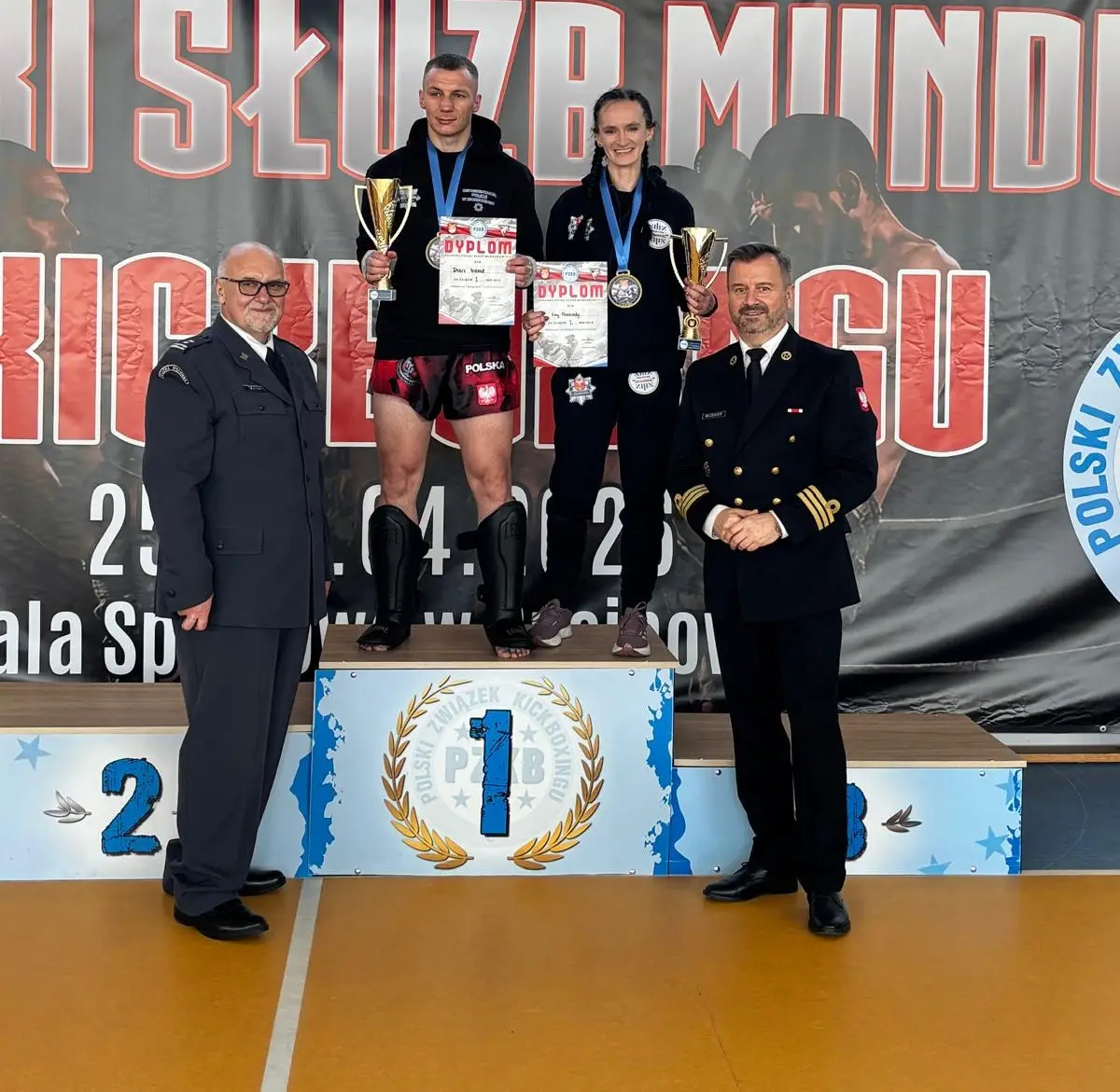 Dominacja mundurowych z Małopolski na Pucharze Polski w kickboxingu