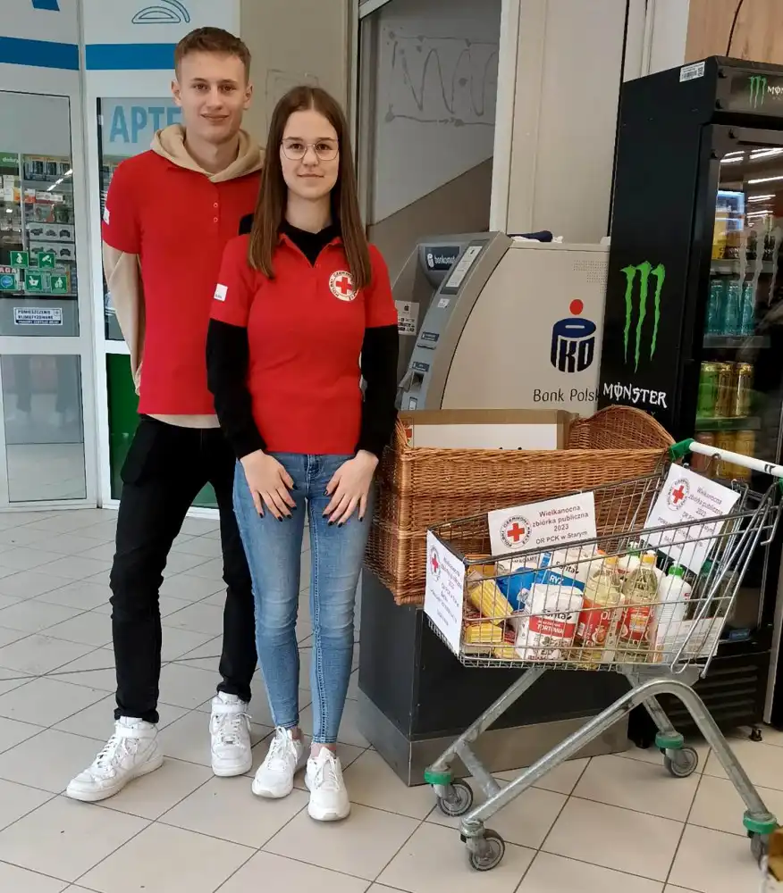 Zakończyła się wielkanocna zbiórka organizowana przez Szkolne Koło PCK w ZSP w Krynicy-Zdroju