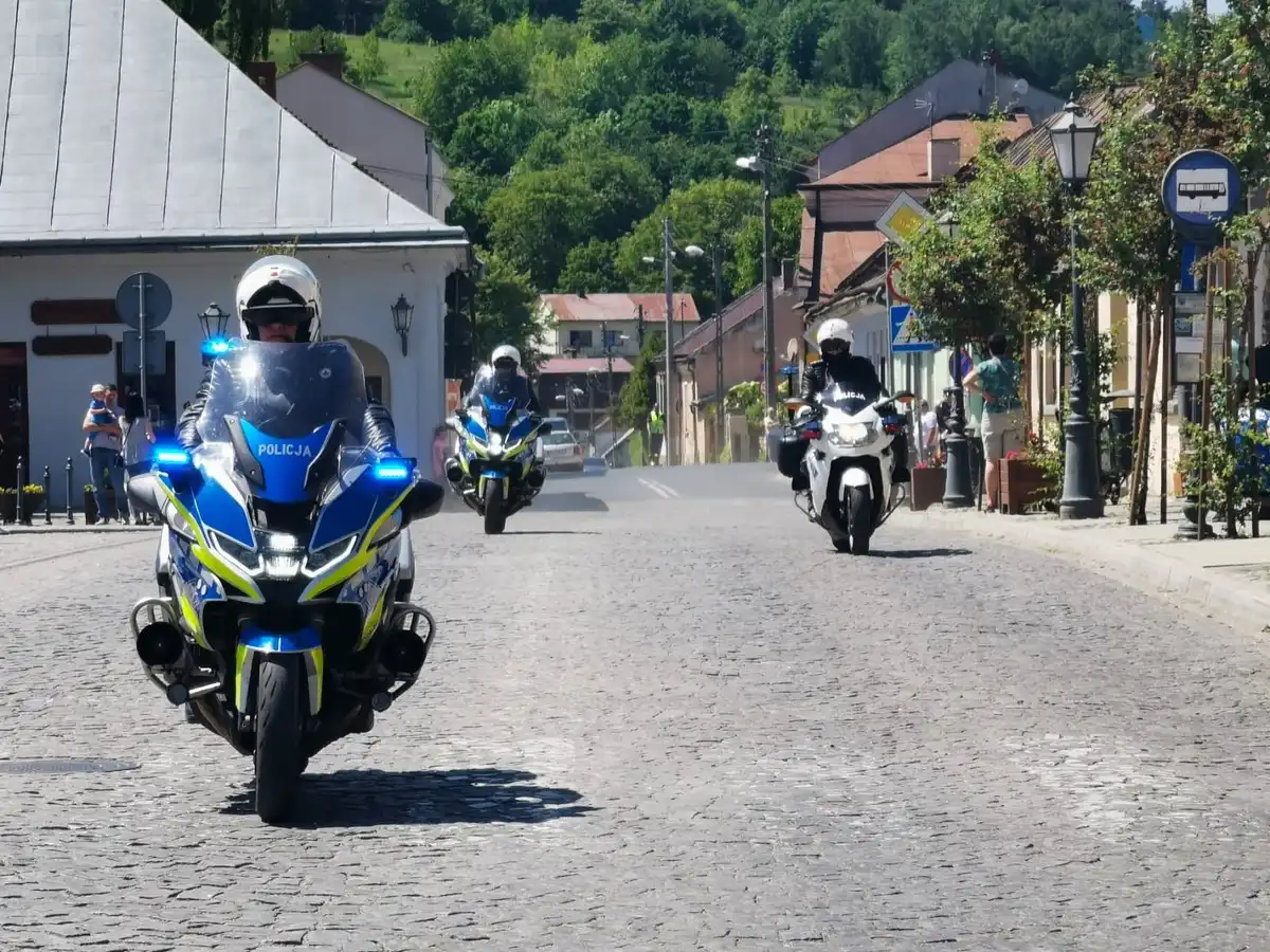 Sądeccy Policjanci dbali o bezpieczeństwo podczas 61. Małopolskiego Wyścigu Górskiego