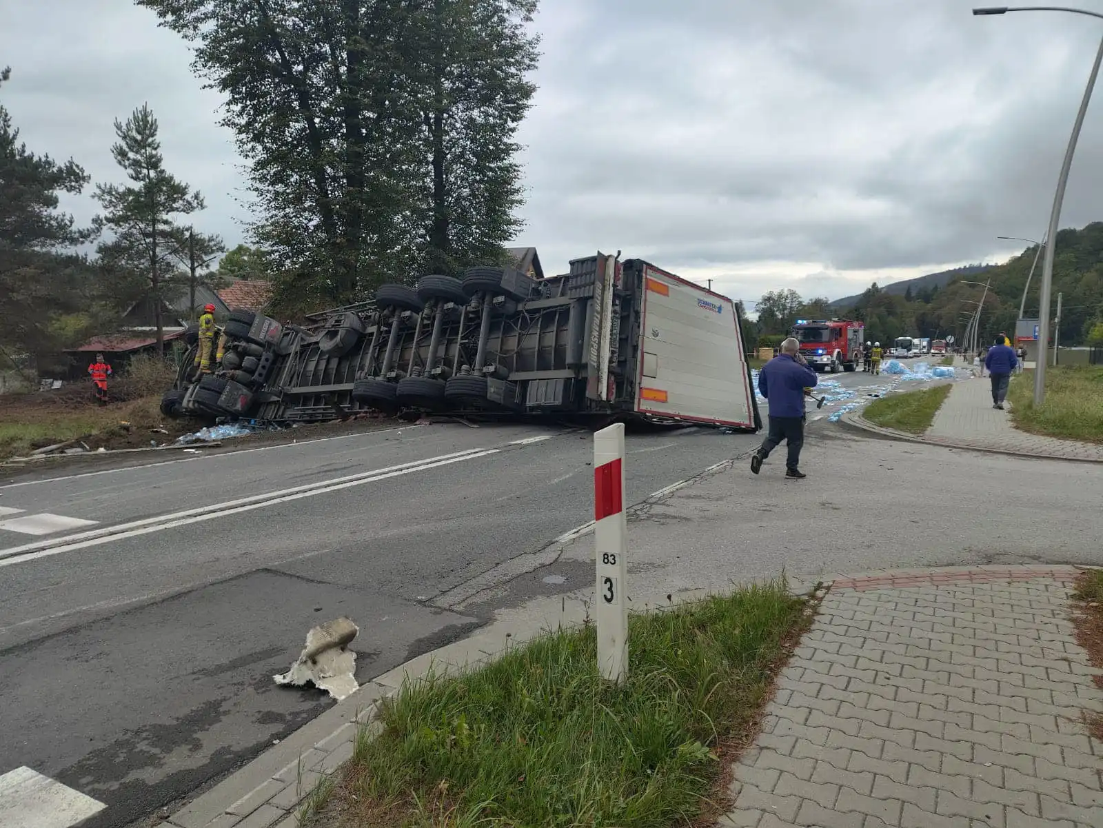 Zginął w zderzeniu z ciężarówką. Tragedia na DK75