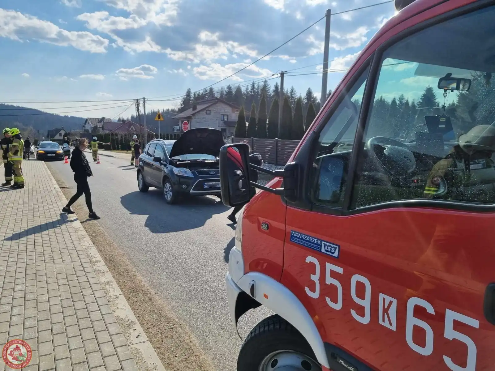 Wypadek w Koniuszowej. Dwie osoby w szpitalu