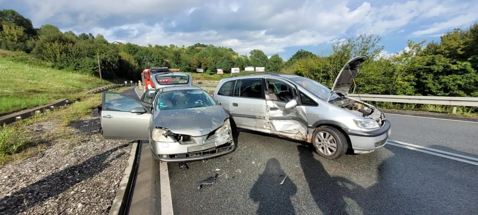 Wypadek na DK75 w Tęgoborzy. Pięć osób trafiło do szpitala