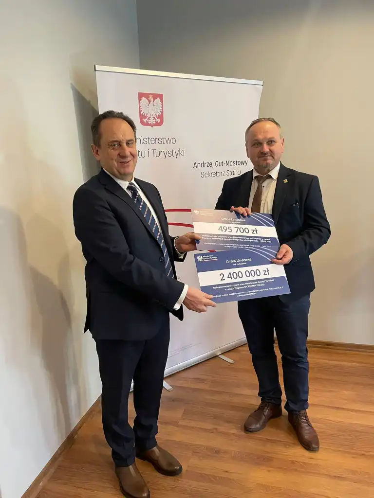 Gmina Limanowa z dofinansowaniem na rozbudowę bazy sportowej