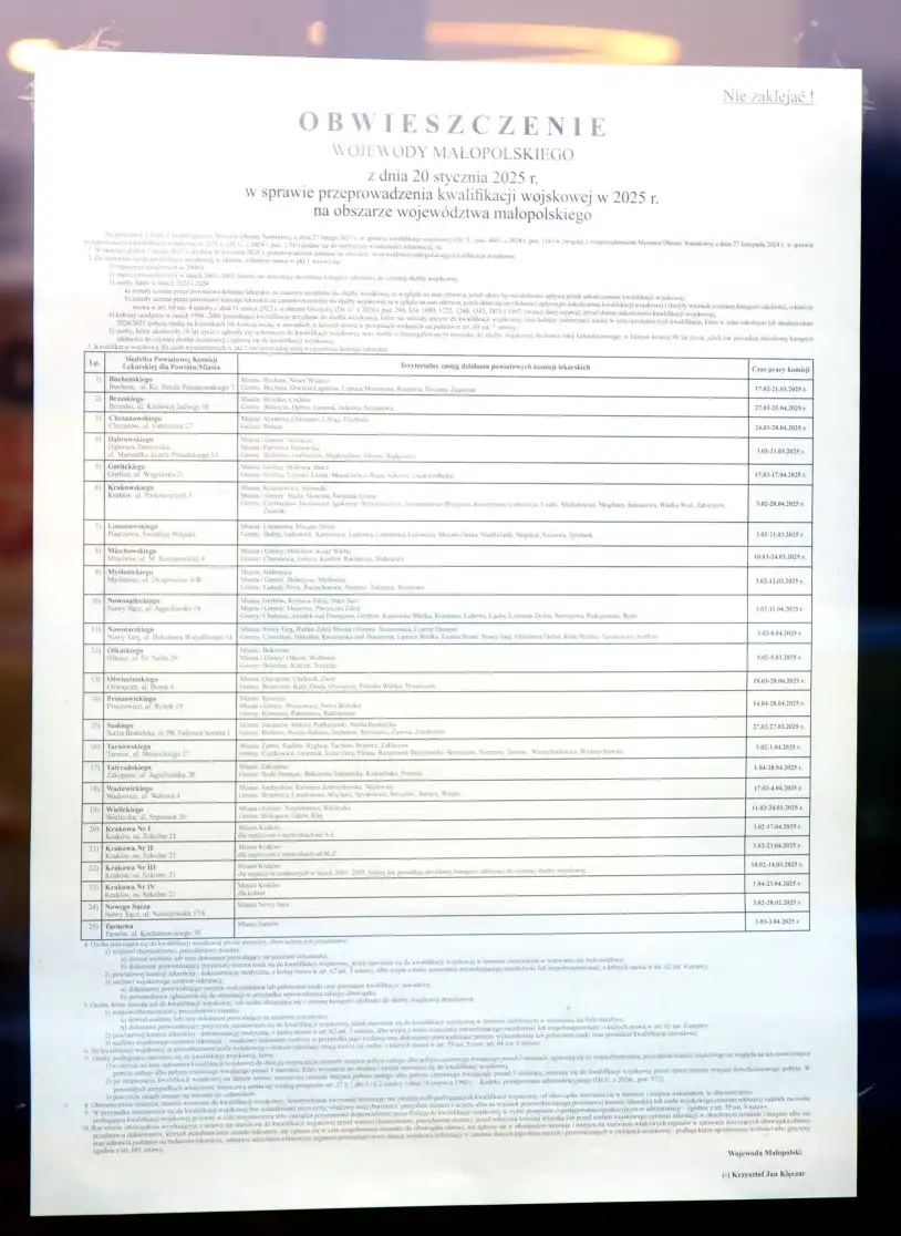Kwalifikacja wojskowa 2025 rozpoczęta. Kogo będą wzywać, co grozi za niestawienie się na komisji