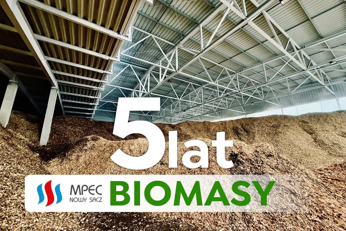 Nowy Sącz ogrzewa się ekologicznie. 5 lat z biomasą w MPEC