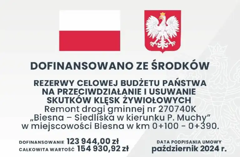 Remonty dróg w Gminie Łużna. Usuwanie skutków klęski żywiołowej zakończone