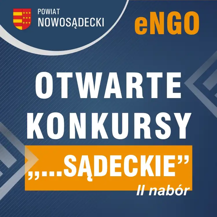 Ruszył II nabór do konkursów „....SĄDECKIE” na 2024 rok