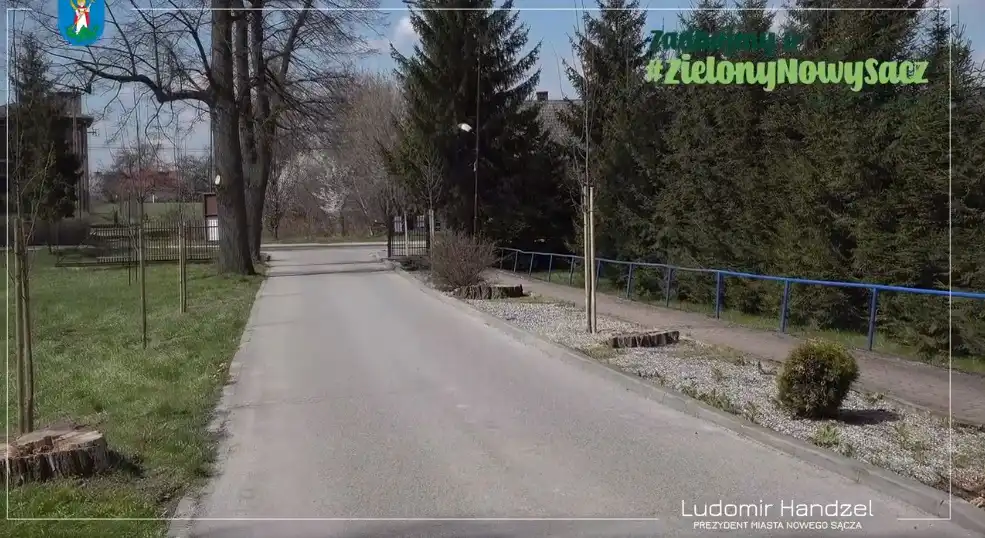 Akcja #zielonyNowySącz w Domu Pomocy Społecznej przy ul. Nawojowskiej