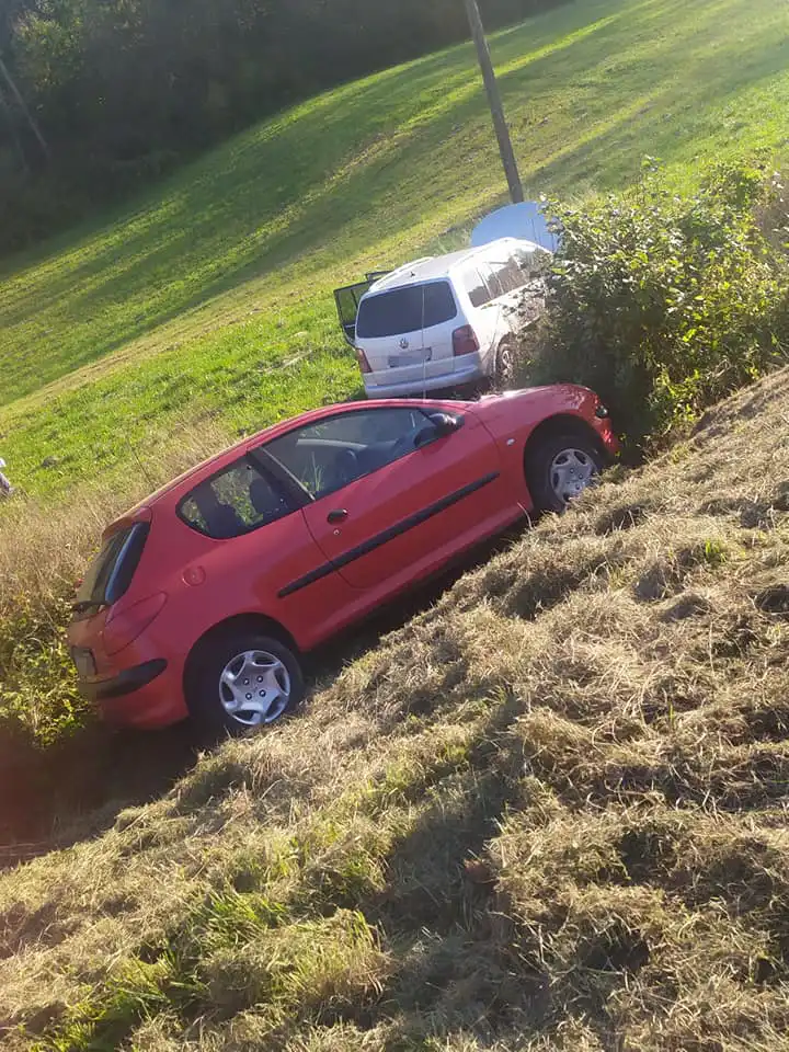 Kolizja na DK 28 w Starej Wsi