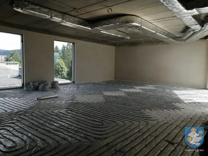 Trwa budowa Centrum Kultury i Edukacji Muzycznej w Łącku. Prace są na zaawansowanym etapie