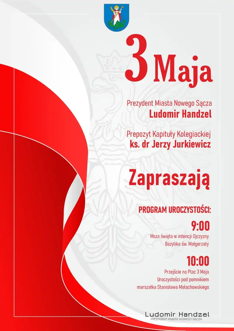 Obchody Święta Narodowego Trzeciego Maja w Nowym Sączu