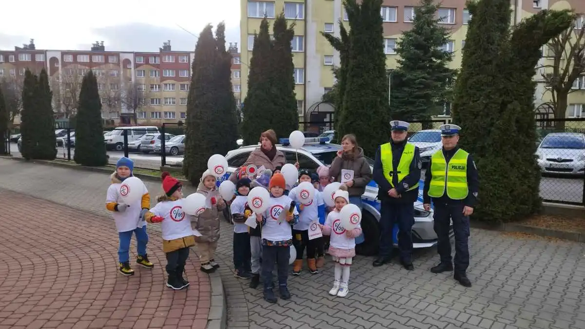 Przedszkolaki z Gorlic uczą kierowców odpowiedzialności