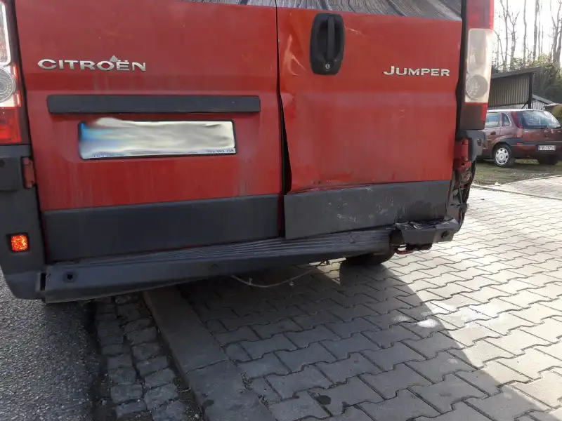 Kraksa na ul. Nowosądeckiej w Nawojowej