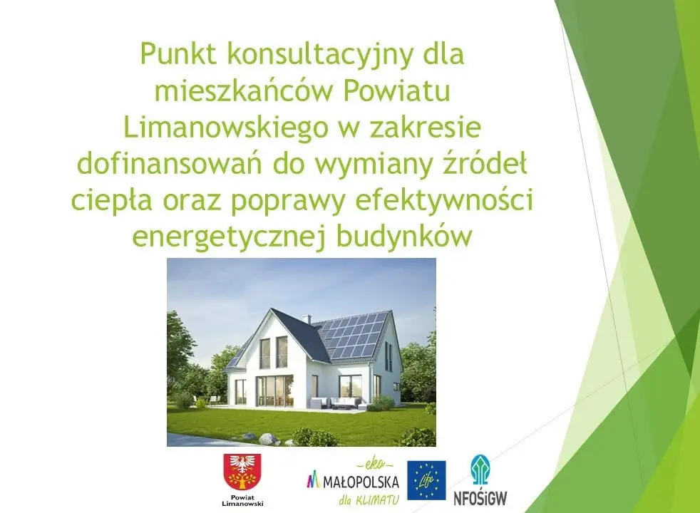 Chcesz wymienić piec lub obniżyć rachunki? W Powiecie Limanowskim ruszają bezpłatne konsultacje