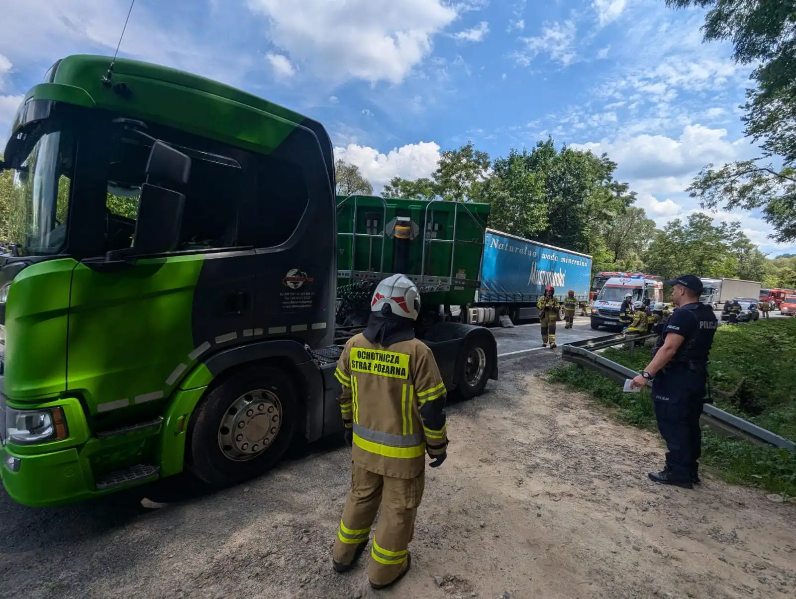 Uwaga! Droga krajowa nr 75 w Witowicach Dolnych zablokowana