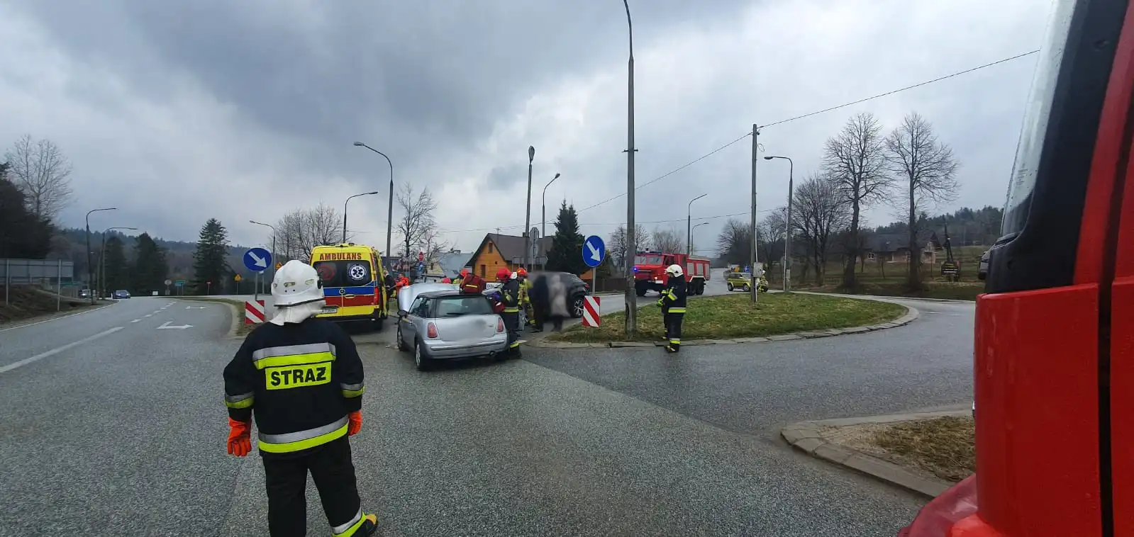 Mochnaczka Wyżna: Zderzenie dwóch osobówek